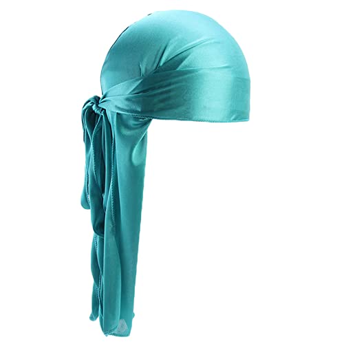 Faltbares Farbstirnband für Damen, seidiger Hut, Bündel mit langem, dehnbarem Schwanz breiten Riemen, Loss Caps, Slouchy Hat Kinder Mütze Mit Ohren Kostüm Erwachsene von Generic