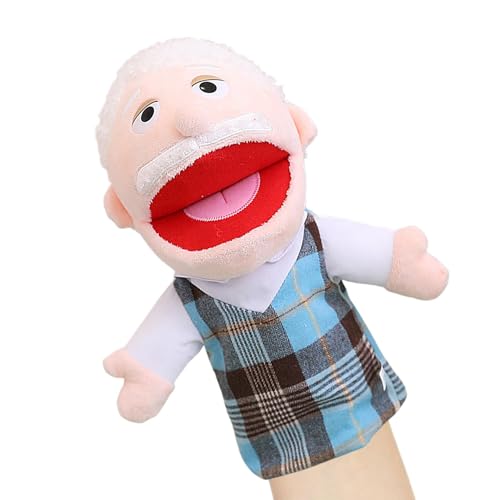 Familienhandpuppen, Familienpuppen für Kinder, Puppentheater-Shows, interaktive Simulationsspielpuppe, Hauspuppe mit beweglichem Mund für Mädchen Familienhandpuppen, Familienpuppen für Kinder, Puppentheater-Shows, interaktive Simulationsspielpuppe, Hauspuppe mit beweglichem Mund für Mädchen von Generic