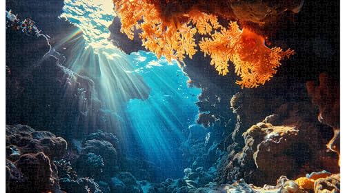 Fantasie-Unterwasserwelt, 1000 Teile Holzpuzzle für Erwachsene (C ; 1000 Piece) von Generic