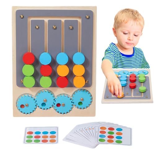Farb- und formpassendes Spiel, Slide Puzzle | Tragbares Holz Schiebepuzzle,Bunte feine motorische Fähigkeiten lernen Spielzeug, Vorschulpädagogische Aktivitäten für Zuhause, Schule, Reisen Farb- und formpassendes Spiel, Slide Puzzle | Tragbares Holz Schiebepuzzle,Bunte feine motorische Fähigkeiten lernen Spielzeug, Vorschulpädagogische Aktivitäten für Zuhause, Schule, Reisen von Generic