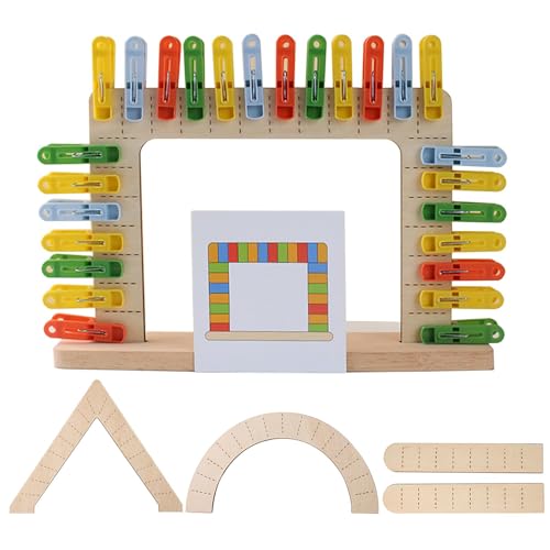 Farbabstimmungsspielzeug, Farbabstimmungsspiel | Farbformerkennungsspiel, frühes Lernspiel für und Mädchen, verschiedene Spiele mit bunten Clips von Generic
