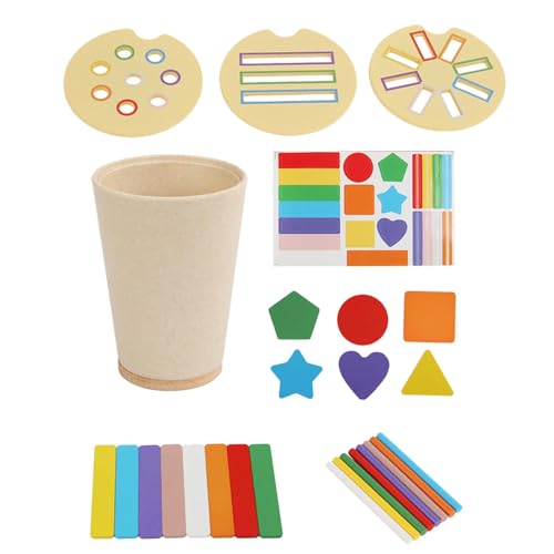 Farblich passendes Feinmotorikspielzeug, sensorische Lernspiele aus, Sensorisches Holzspielzeug für Kinder, Frühes Lernspielzeug in leuchtenden Farben für Weihnachten, Ostern, Kindertag, Geburtst Farblich passendes Feinmotorikspielzeug, sensorische Lernspiele aus, Sensorisches Holzspielzeug für Kinder, Frühes Lernspielzeug in leuchtenden Farben für Weihnachten, Ostern, Kindertag, Geburtst von Generic