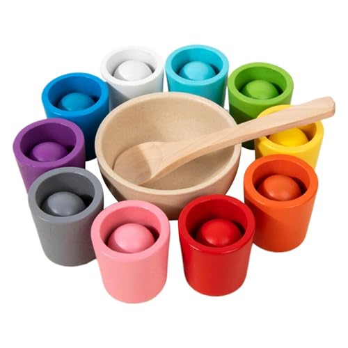 Farbsortierspielzeug – Lernspielzeug zum Sortieren von Farben für Kleinkinder, Farbsortiertassen | Früheres Lernspielzeug für Kleinkinder, Spiele von Generic