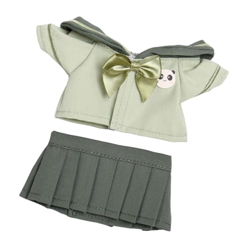 Fashion Dolls Oberteil Und Kleiderset, Puppenkostüm, Puppenkleidungs Zubehörsets, Puppenkleidung für 20cm Puppen, Grün Fashion Dolls Oberteil Und Kleiderset, Puppenkostüm, Puppenkleidungs Zubehörsets, Puppenkleidung für 20cm Puppen, Grün von Generic