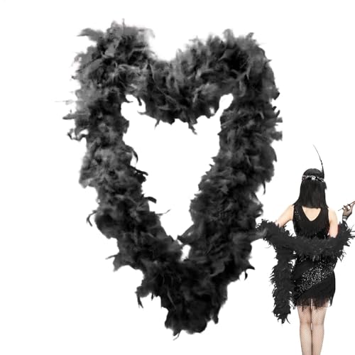Federgirlande | Pink Decoration Garland Boa, Soft Party Kostümzubehör Mädchen Dress Up Kostüm für Cosplay, Halloween -Party, Hochzeit, Tanzen Federgirlande | Pink Decoration Garland Boa, Soft Party Kostümzubehör Mädchen Dress Up Kostüm für Cosplay, Halloween -Party, Hochzeit, Tanzen von Generic