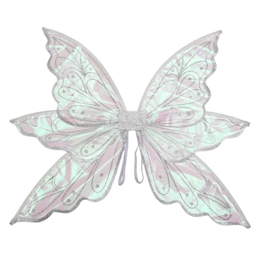 Feenflügel – Feenflügel für Erwachsene, Frauen und Mädchen | Funkelnde Engelsflügel, Schmetterlings-Elfenflügel für Halloween-Party-Kostüme, Engelsflügel von Generic
