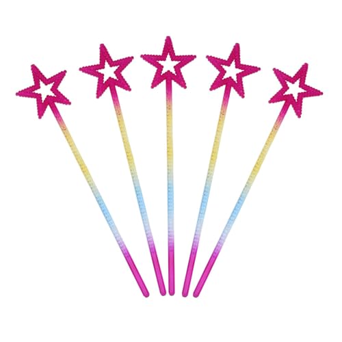 Feenflügel - Prinzessin Engel Magie Zauberstab | Fünf-Punkte-Stern-Glitzer-Zauberstab | Kreativ Vor, Spielzeug Für Kleine Prinzessinnen Zu Spielen | Star Princess Wand, Fairy Supplies Fü Feenflügel - Prinzessin Engel Magie Zauberstab | Fünf-Punkte-Stern-Glitzer-Zauberstab | Kreativ Vor, Spielzeug Für Kleine Prinzessinnen Zu Spielen | Star Princess Wand, Fairy Supplies Fü von Generic