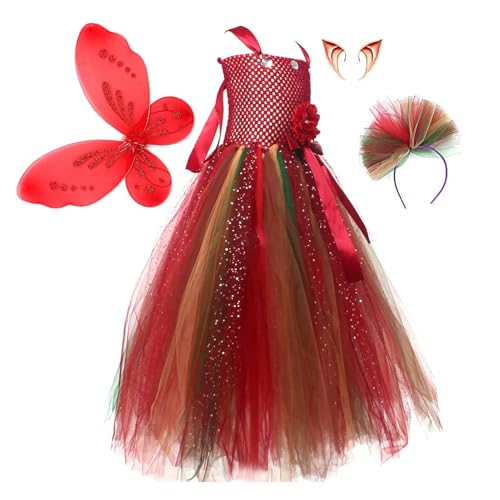 Feenkostüm-Set für Mädchen, -Kostüm für Mädchen, Cosplay-Kostüm, Schmetterling, Partykleid, Feenflügel-Kostüm, Halloween-Kostüm für Mädchen von 2 bis 10 Jahren Feenkostüm-Set für Mädchen, -Kostüm für Mädchen, Cosplay-Kostüm, Schmetterling, Partykleid, Feenflügel-Kostüm, Halloween-Kostüm für Mädchen von 2 bis 10 Jahren von Generic