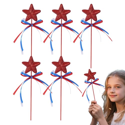 Feenstäbe für Mädchen – Funkelnder Stern- - , 5 x elegante, bezaubernde, charmante Partygeschenke für Halloween, Theater, Festzug, Parade, Fotoshooting Feenstäbe für Mädchen – Funkelnder Stern- - , 5 x elegante, bezaubernde, charmante Partygeschenke für Halloween, Theater, Festzug, Parade, Fotoshooting von Generic
