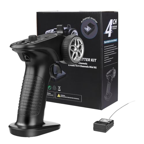 Fernbedienung – 2,4-Ghz-Sender Wasserdichter, Empfänger Mit Schneller Reaktion | -Rc-Controller Für Crawler, Driftautos, Boote Offroad-Fahrzeuge Reaktion, Universeller Controller, Fernbedienung – 2,4-Ghz-Sender Wasserdichter, Empfänger Mit Schneller Reaktion | -Rc-Controller Für Crawler, Driftautos, Boote Offroad-Fahrzeuge Reaktion, Universeller Controller, von Generic