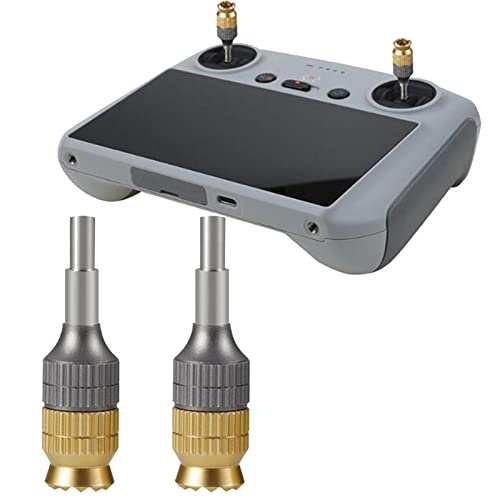Fernbedienung Verlängerung Joystick Stick Kompatibel für DJI RC/Mini 3 Pro, Aluminium Fernbedienung Rocker Joystick Steuerung Daumen Extended Rocker Drohne Zubehör Fernbedienung Verlängerung Joystick Stick Kompatibel für DJI RC/Mini 3 Pro, Aluminium Fernbedienung Rocker Joystick Steuerung Daumen Extended Rocker Drohne Zubehör von Generic