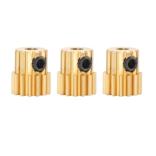 Fernbedienungsauto -Ausrüstung, RC -Autoausrüstung 3PCS M0.8 Genaues Getriebe für den Austausch (13T) von Generic