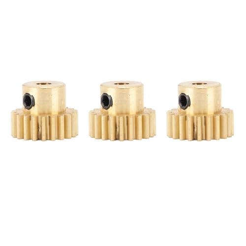 Fernbedienungsauto -Ausrüstung, RC -Autoausrüstung 3PCS M0.8 Genaues Getriebe für den Austausch (17T) von Generic