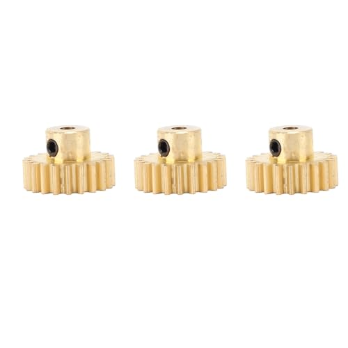Fernbedienungsauto -Ausrüstung, RC -Autoausrüstung 3PCS M0.8 Genaues Getriebe für den Austausch (23T) von Generic
