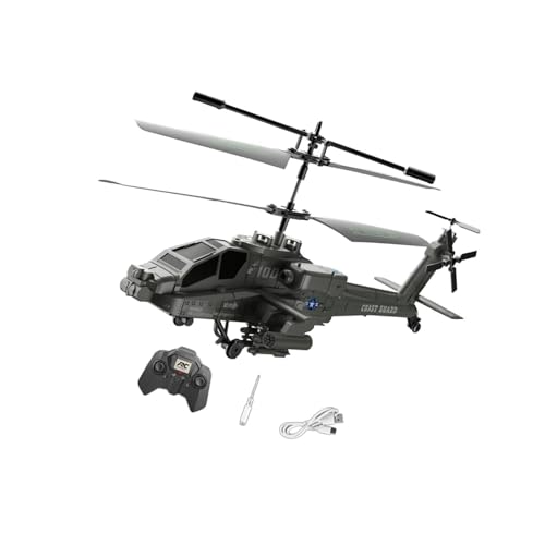 Ferngesteuerter Hubschrauber, Spielzeug, RC-Helikopter, 1 Schlüssel, Start-/Landeflugzeugmodell, Gyro-Stabilisator mit Lichtern für Kinderanfänger, Grün Ferngesteuerter Hubschrauber, Spielzeug, RC-Helikopter, 1 Schlüssel, Start-/Landeflugzeugmodell, Gyro-Stabilisator mit Lichtern für Kinderanfänger, Grün von Generic