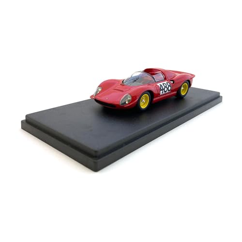 Ferrari Dino 206S 1:43 Modellauto 1968 Popoli Hillclimb #488 rot mit Displayfuß von Generic