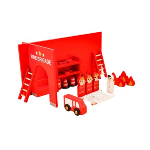 Feuerwache Spielset Spielzeug Holzfiguren Rollenspiel Pädagogisches Lernspielzeug Feuerwache Spielset Spielzeug Holzfiguren Rollenspiel Pädagogisches Lernspielzeug von Generic