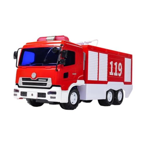 Feuerwehrwagen Fahrzeug Reibungswasser Sprühen Sie Back Fire Engine für Jungen Mädchen Feuerwehrwagen Fahrzeug Reibungswasser Sprühen Sie Back Fire Engine für Jungen Mädchen von HuadaXtai