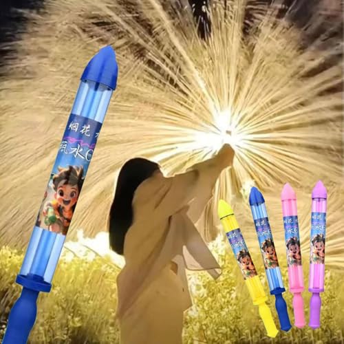 Feuerwerk Wasserpistole,WassersprüHspielzeug,Romantisches Feuerwerk für Paare,Hochdruck Water Squirter Im Feuerwerksstil zum Baden,Pool, (P, One Size) von Generic