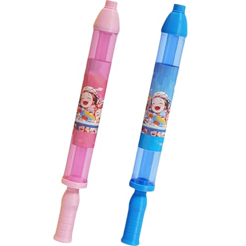 Feuerwerk-Wasserpistolen-Spielzeug – Romantischer Wasserstrahl for Paare, Familie und Freunde | Lustiges interaktives Partyspiel, Wassersprinkler im Feuerwerksstil(2 PCS pink Blue) von Generic