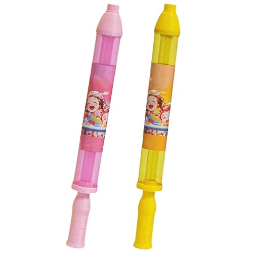 Feuerwerk-Wasserpistolen-Spielzeug – Romantischer Wasserstrahl for Paare, Familie und Freunde | Lustiges interaktives Partyspiel, Wassersprinkler im Feuerwerksstil(2 PCS pink Yellow) von Generic