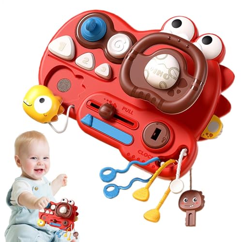 Fidget Board für Kinder, tun Sie Lenkrad | Täuschen Sie das Spielenspielzeug | Kinder Erkundung von Spielen, frühe Bildungsinstrumente für Zuhause, Reisen, Kindergarten Fidget Board für Kinder, tun Sie Lenkrad | Täuschen Sie das Spielenspielzeug | Kinder Erkundung von Spielen, frühe Bildungsinstrumente für Zuhause, Reisen, Kindergarten von Generic