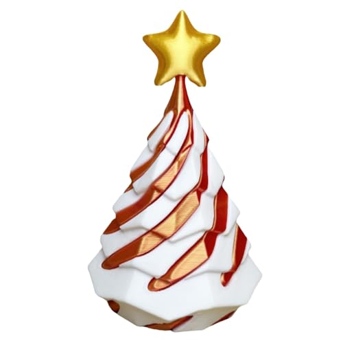Fidget Fidget Spielzeug, Kegel unmöglich, Anti-Stress-Spielzeug für Weihnachtsbaum – Fidget Kegel bedruckt, Fidget Spielzeug für Stressabbau, Skulptur von Generic