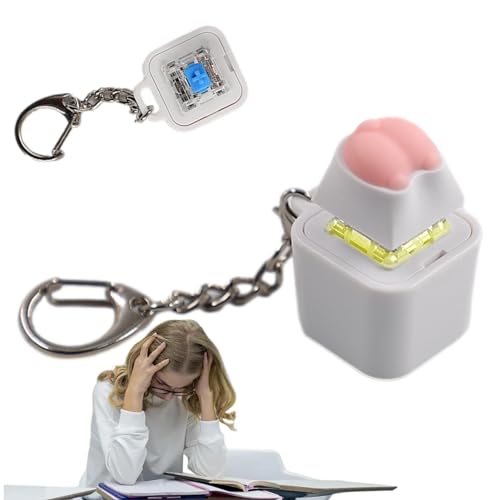 Fidget Keyboard Schlüsselanhänger – -Spielzeug mit Schlüsselwürfel mit 6 Lichtern, Scherzspielzeug zur Linderung, innovatives Spielzeug für Kinder, Erwachsene und Büroangestellte Fidget Keyboard Schlüsselanhänger – -Spielzeug mit Schlüsselwürfel mit 6 Lichtern, Scherzspielzeug zur Linderung, innovatives Spielzeug für Kinder, Erwachsene und Büroangestellte von Generic