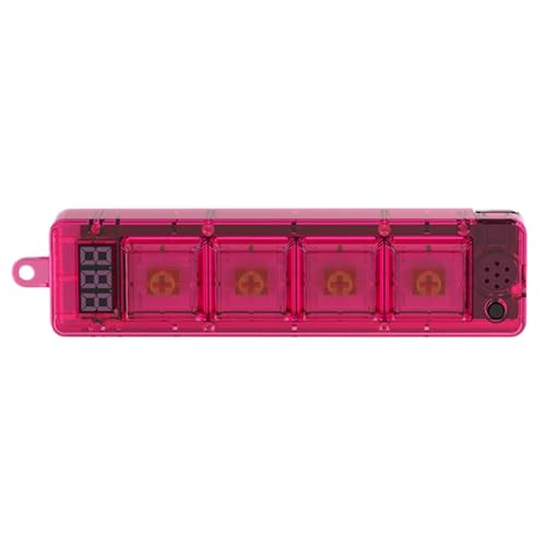 Fidget Keyboard Spielzeug – mechanisches LED-Fidget, Spielzeug zur Linderung von Handbelastung | Clicky-Knopfkonsole, Taschen-Tastatur-Gadget für die Fokussierung, sensorisches Angstwerkzeug, Fidget Keyboard Spielzeug – mechanisches LED-Fidget, Spielzeug zur Linderung von Handbelastung | Clicky-Knopfkonsole, Taschen-Tastatur-Gadget für die Fokussierung, sensorisches Angstwerkzeug, von Generic