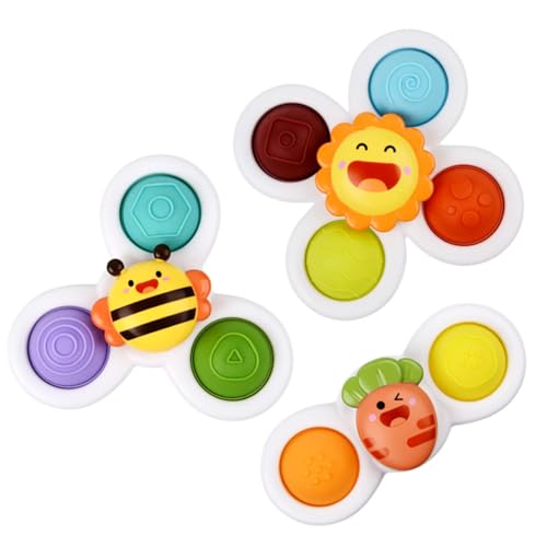 Fidget Spielzeug in Rotation – sensorisches Rotationsspielzeug für Babys, Badewanne für Kleinkinder, Spinner Fidget | Erweiterte beruhigende App der Spielzeit während des Badens, niedliche Cartoons von Generic