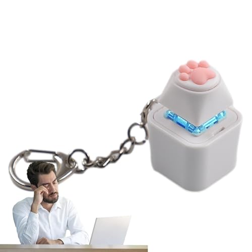 Fidget-Tastatur-Taste, Schlüssel-Fidget-Spielzeug – Leuchtender Fidget-Finger-Tastatur-Schlüsselanhänger, neuartiges Spielzeug für Zuhause, Schule, Büro, zum Aufhängen an Taschen und Schlüsseln. Fidget-Tastatur-Taste, Schlüssel-Fidget-Spielzeug – Leuchtender Fidget-Finger-Tastatur-Schlüsselanhänger, neuartiges Spielzeug für Zuhause, Schule, Büro, zum Aufhängen an Taschen und Schlüsseln. von Generic