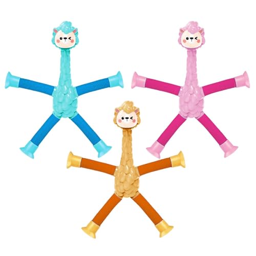 Fidget Tubes für Tiere, Pop-Röhrchen – Alpaca Teleskop – Lernspielzeug mit Teleskopsaugung Alpaka, sensorisches Spielzeug für Kleinkinder Fidget Tubes für Tiere, Pop-Röhrchen – Alpaca Teleskop – Lernspielzeug mit Teleskopsaugung Alpaka, sensorisches Spielzeug für Kleinkinder von Generic