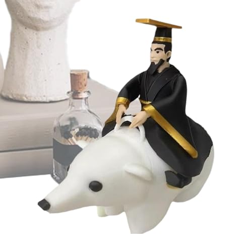 Figur Abstrakt,Dekorative Modellbau-Figuren | Sammelfiguren Auf Eisbär Reitend Für Jugendliche Und Erwachsene Deko Für Wohnbereich von Generic