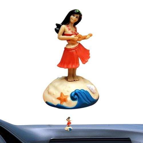 Figur Di Girl - Hawaiianische zitternde Kopfpuppe, Bobble Dashboard Ornament | Bergbau Figur für Wackeln, Strandbardekoration, Mädchenstatuen für Schreibtisch Figur Di Girl - Hawaiianische zitternde Kopfpuppe, Bobble Dashboard Ornament | Bergbau Figur für Wackeln, Strandbardekoration, Mädchenstatuen für Schreibtisch von Generic
