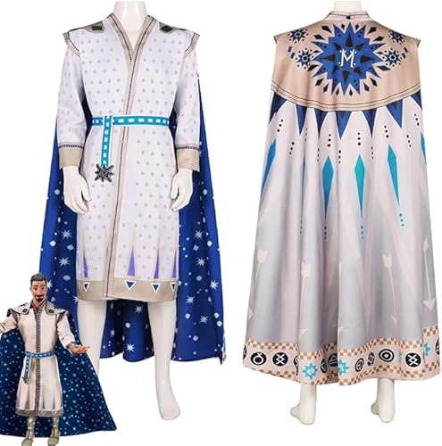 Film Wish Magnifico King Cosplay Kostüm Outfit Rollenspiel Uniform Mantel Komplettes Set Halloween Karneval Party Dress Up Anzug für Männer Film Wish Magnifico King Cosplay Kostüm Outfit Rollenspiel Uniform Mantel Komplettes Set Halloween Karneval Party Dress Up Anzug für Männer von Generic