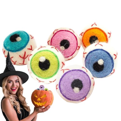 Filz-Augäpfel für Halloween, Halloween-Zubehör mit Augäpfeln, Halloween-Zubehör mit gruseligen Augäpfeln, dekorative Augäpfel für Halloween-Party, P Filz-Augäpfel für Halloween, Halloween-Zubehör mit Augäpfeln, Halloween-Zubehör mit gruseligen Augäpfeln, dekorative Augäpfel für Halloween-Party, P von Generic