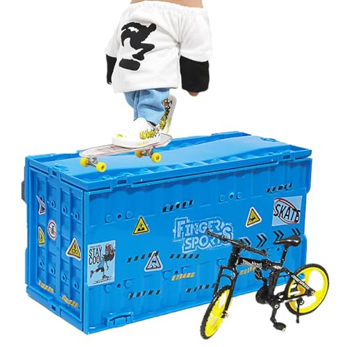Finger-Skateboard - Finger-Skateboard-Park, multifunktionales Finger-Skateboard-Set | Skatepark-Set mit Griffbrett für Kinder, Mädchen und Erwachsene, fördert die Koordination von von Generic