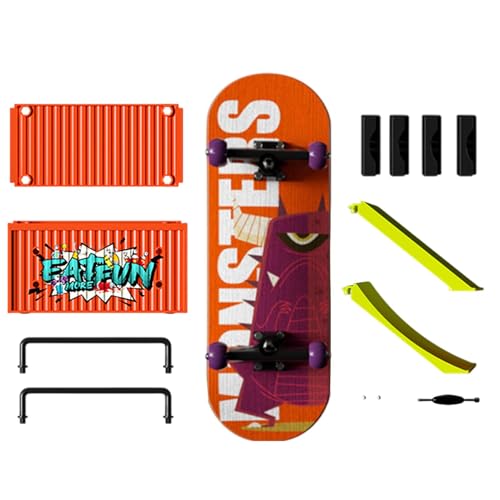 Finger-Skateboards für Finger-Skateboards | Finger-Skateboard-Kits, vielseitiges Skateboard-Spielzeug – Hand-Rollbrett mit Fingerbrettern, Spielzeug für drinnen und draußen Finger-Skateboards für Finger-Skateboards | Finger-Skateboard-Kits, vielseitiges Skateboard-Spielzeug – Hand-Rollbrett mit Fingerbrettern, Spielzeug für drinnen und draußen von Generic