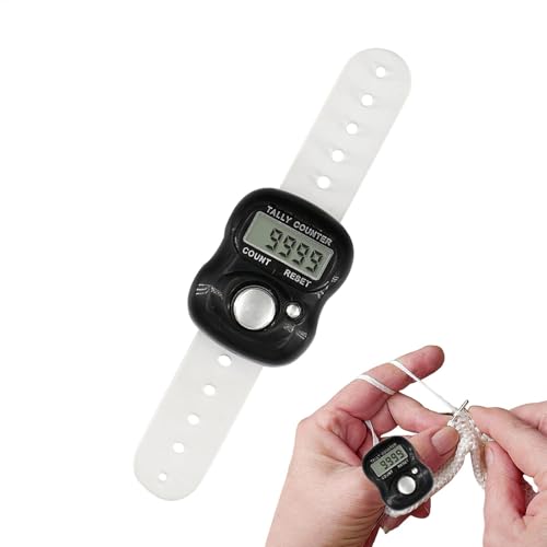 Fingermesser - Manueller Finger digitale Hand tally Zähler | Portable Runde Zähler | Reafingable Zähler Clicker für Zeilen Knit Menschen Lap Coaching Golf von Generic