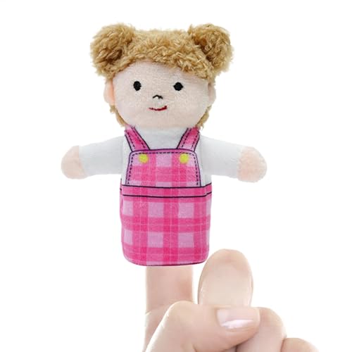 Fingerpuppe, Handpuppe, Fingerpuppe, Fingerpuppen, aus Plüsch, Komfort, interaktives Spielzeug zum Thema Familie, für den Tag, Ostern, Weihnachten, Geburtstag Fingerpuppe, Handpuppe, Fingerpuppe, Fingerpuppen, aus Plüsch, Komfort, interaktives Spielzeug zum Thema Familie, für den Tag, Ostern, Weihnachten, Geburtstag von Generic