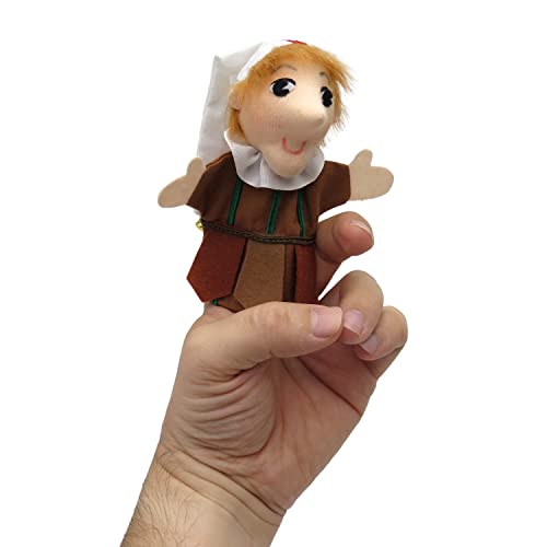 Fingerpuppe Plüsh Tierhandpuppe Handpuppe Handspielpuppe Kasperl 12 cm, Mehrfarbig, für Kinder Jungen Mädchen Babys von Generic