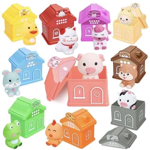 Fingerpuppen, Fingerpuppen für Kleinkinder von 1 bis 3 Jahren, lustige Tierpuppen, Fingerpuppen, Tierpuppen, Puzzle, pädagogische Früherziehung von Generic