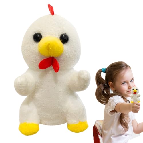 Fingerpuppen -Set - Bildung Tiergeschichtenerzählen Spielzeug, Rollenspiel -Kit für Kleinkinder | Miniaturplüsch, weiches Hühnchen- und Eselfingerpuppe, interaktiver Theatercharakter, Vorschulspielzeu von Generic