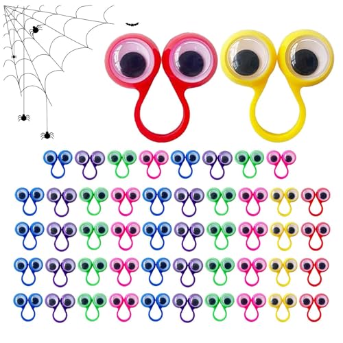 Fingerpuppen mit S, Fingerpuppenringe - Fingerpuppenringe aus Augapfel | Lustige Fingerpuppen Spielzeug in Ringen für Halloween-Partys Fingerpuppen mit S, Fingerpuppenringe - Fingerpuppenringe aus Augapfel | Lustige Fingerpuppen Spielzeug in Ringen für Halloween-Partys von Generic