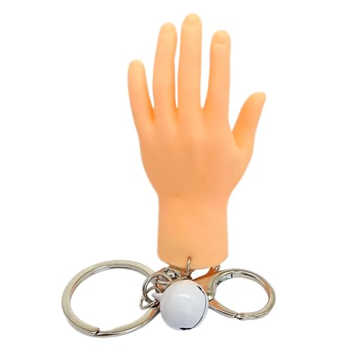 Flacher Handschlüsselanhänger, Handschlüsselanhänger, sichere und flexible Fingerpuppen - Lustiges Lätzchen Langlebiges Handspielzeug für Kinder Mädchen von Generic