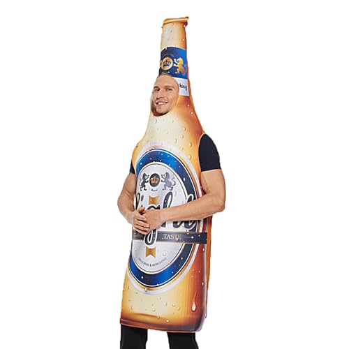 Flaschenkostüm - Funny Dress Up Bier Flaschenkostüme - Halloween Rollenspiel Dress Up, Oktoberfest Cosplay -Outfit, Trinken Verbreiten Sie Mit Diesem Lustigen Kostüm E Kostüm Für Männer Frauen Familie Flaschenkostüm - Funny Dress Up Bier Flaschenkostüme - Halloween Rollenspiel Dress Up, Oktoberfest Cosplay -Outfit, Trinken Verbreiten Sie Mit Diesem Lustigen Kostüm E Kostüm Für Männer Frauen Familie von Generic