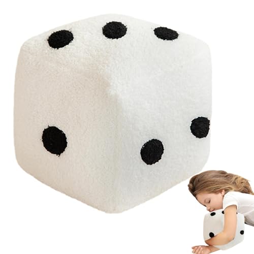 Flauschige Würfel | Plüschwürfel | Plüsch Spiel Gefüllte Zierkissen Home Auto Sofa Dekoration, Weihnachtsgeschenke Kinder Erwachsene von Generic