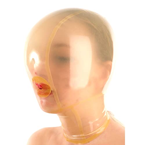 Flesh,XXL,Steuerung Latexmaske, Geschlossene Latexmaske Halloween-Maskenkostüm Vollverdeckte Latexmaske Unisex-Partyhut Für Erwachsene von Generic