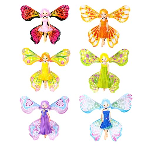 Fliegende Fee – Fliegender Schmetterling | Spielzeug für Feenprinzessin, angetrieben durch ein Gummiband | fliegendes Spielzeug für Überraschung | Überraschungsspielzeug für Hochzeitsbuch und Fliegende Fee – Fliegender Schmetterling | Spielzeug für Feenprinzessin, angetrieben durch ein Gummiband | fliegendes Spielzeug für Überraschung | Überraschungsspielzeug für Hochzeitsbuch und von Generic