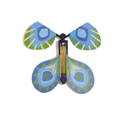 Fliegender Schmetterling – Schmetterlingsspielzeug mit Schmetterling, Spielzeug mit Gummiband, aufziehbare Schmetterlinge mit Gummiband für ein Geschenk für eine Party, die zu Weihnachten und Ca Fliegender Schmetterling – Schmetterlingsspielzeug mit Schmetterling, Spielzeug mit Gummiband, aufziehbare Schmetterlinge mit Gummiband für ein Geschenk für eine Party, die zu Weihnachten und Ca von Generic